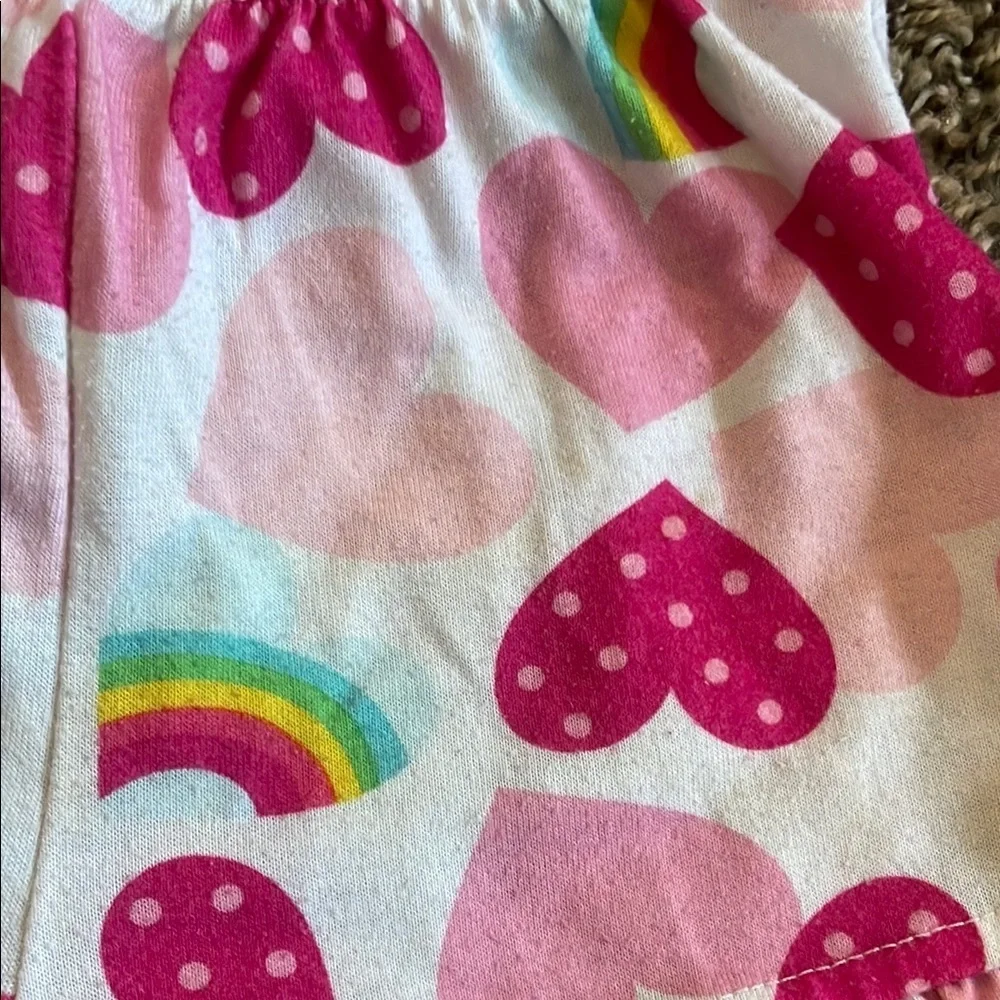 Carter's Girls Pajama Short Bottoms - Green, Yellow, Pink